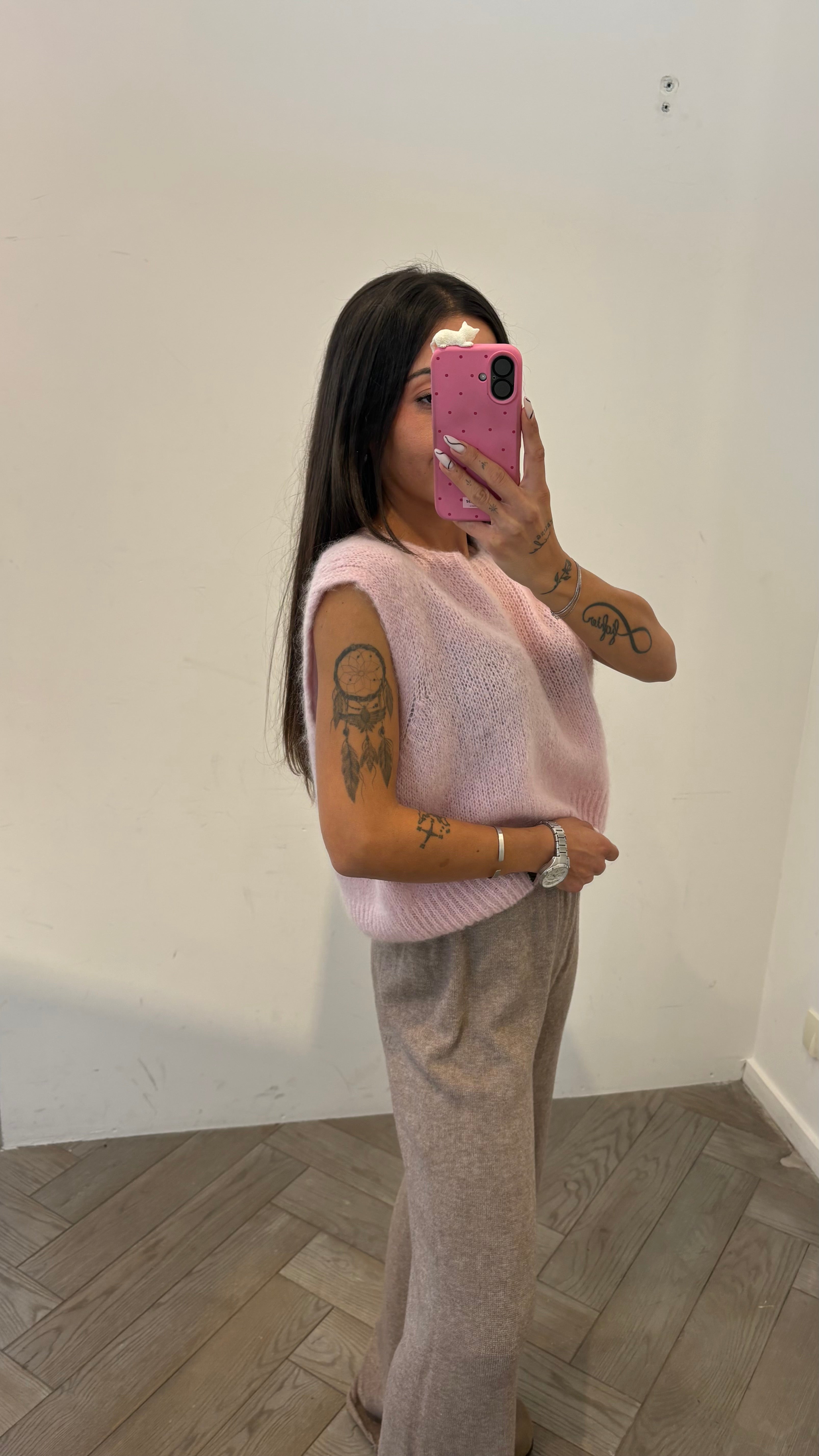 Pull en mohair JACOB rose