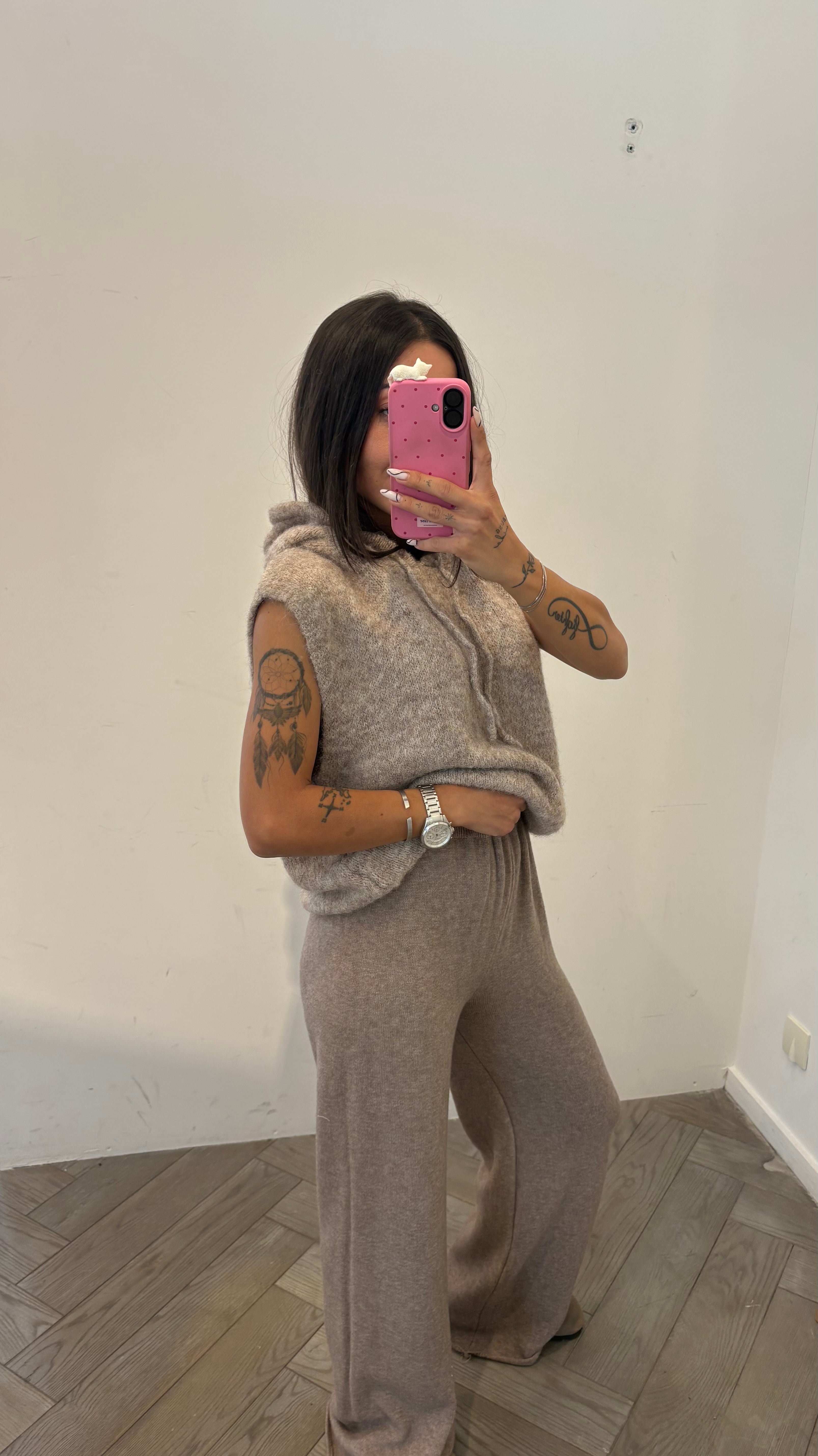 Pull ELARA en laine beige
