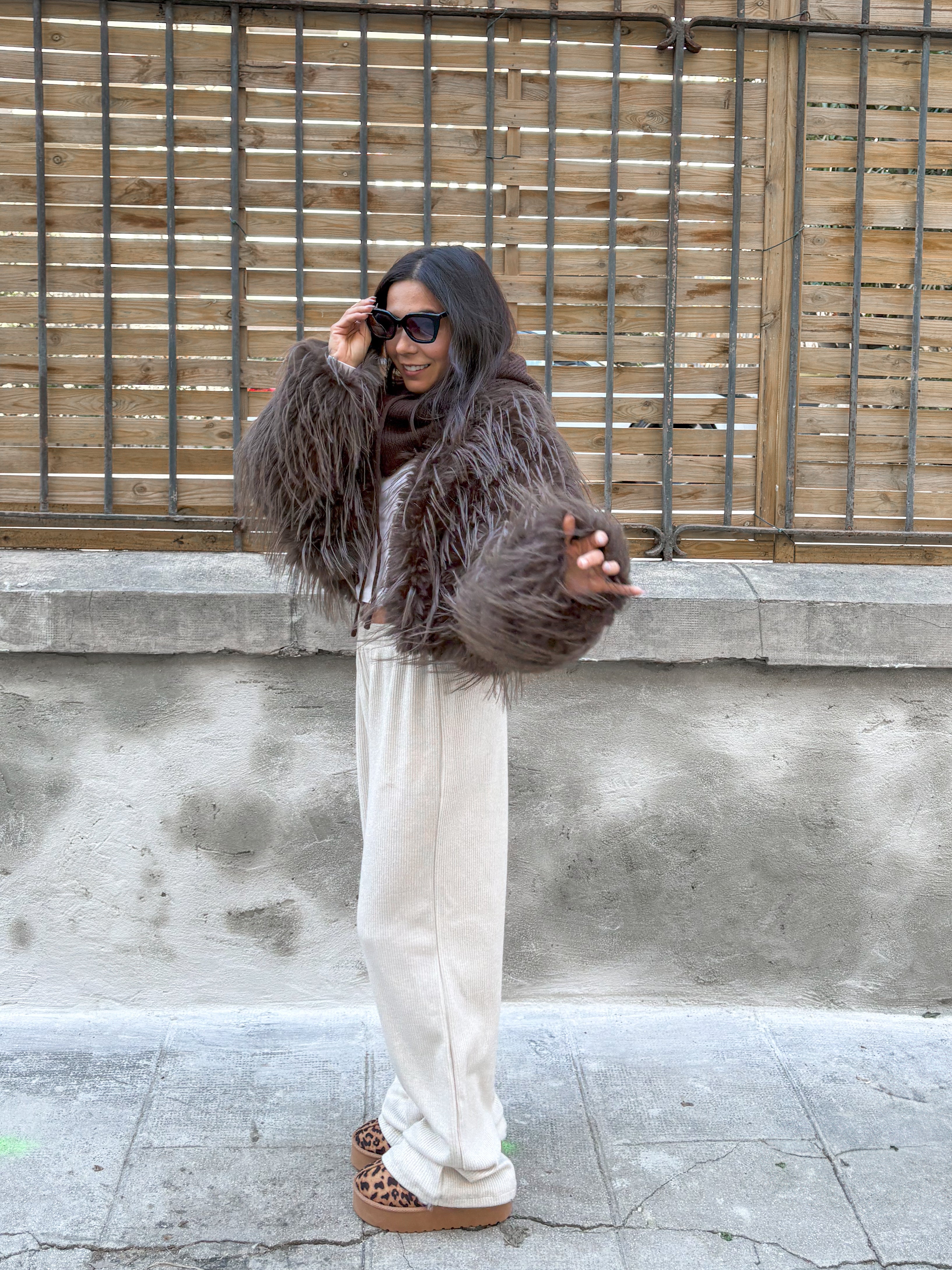 pantalon NILS beige irisé