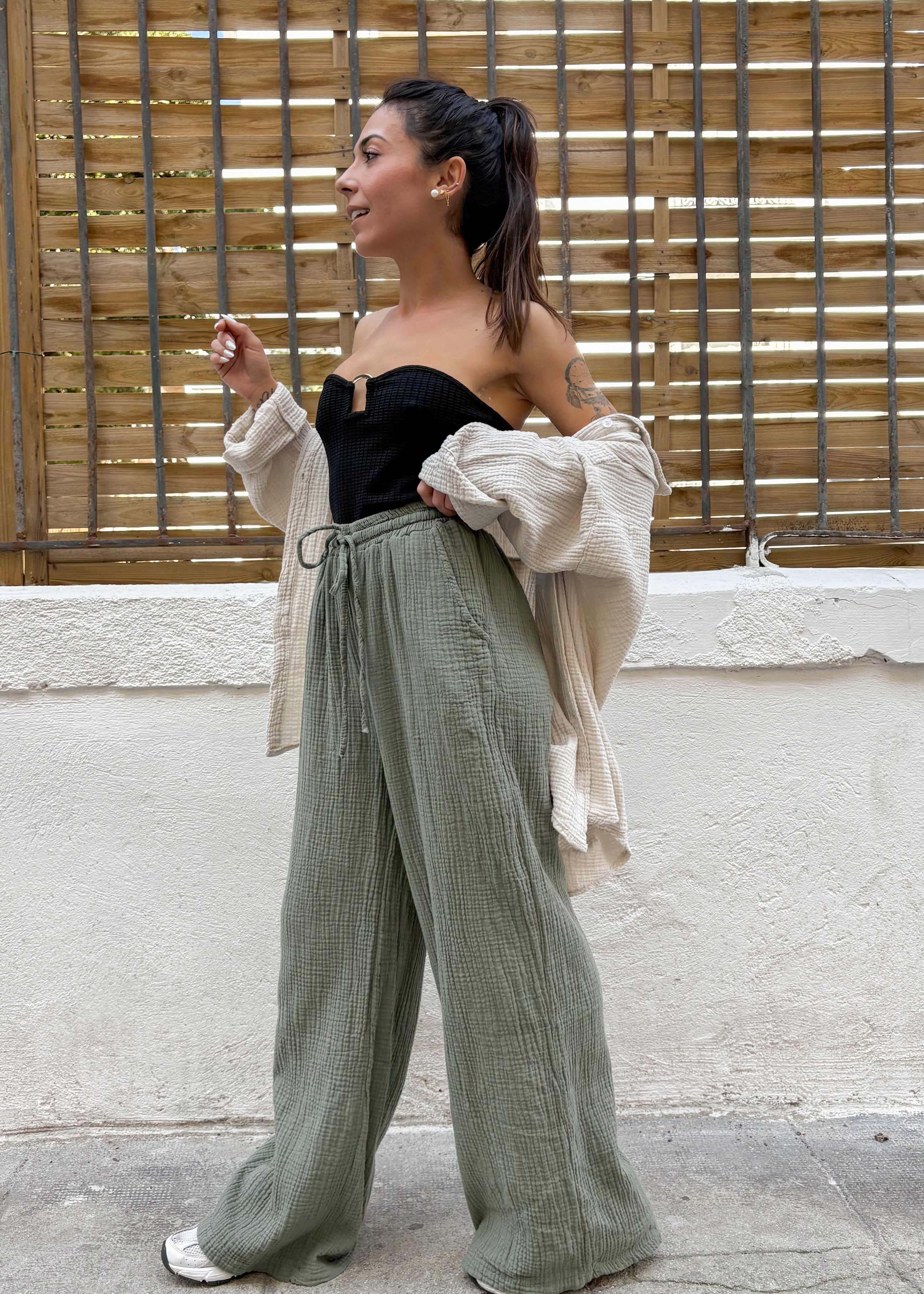 Nina kaki - pantalon