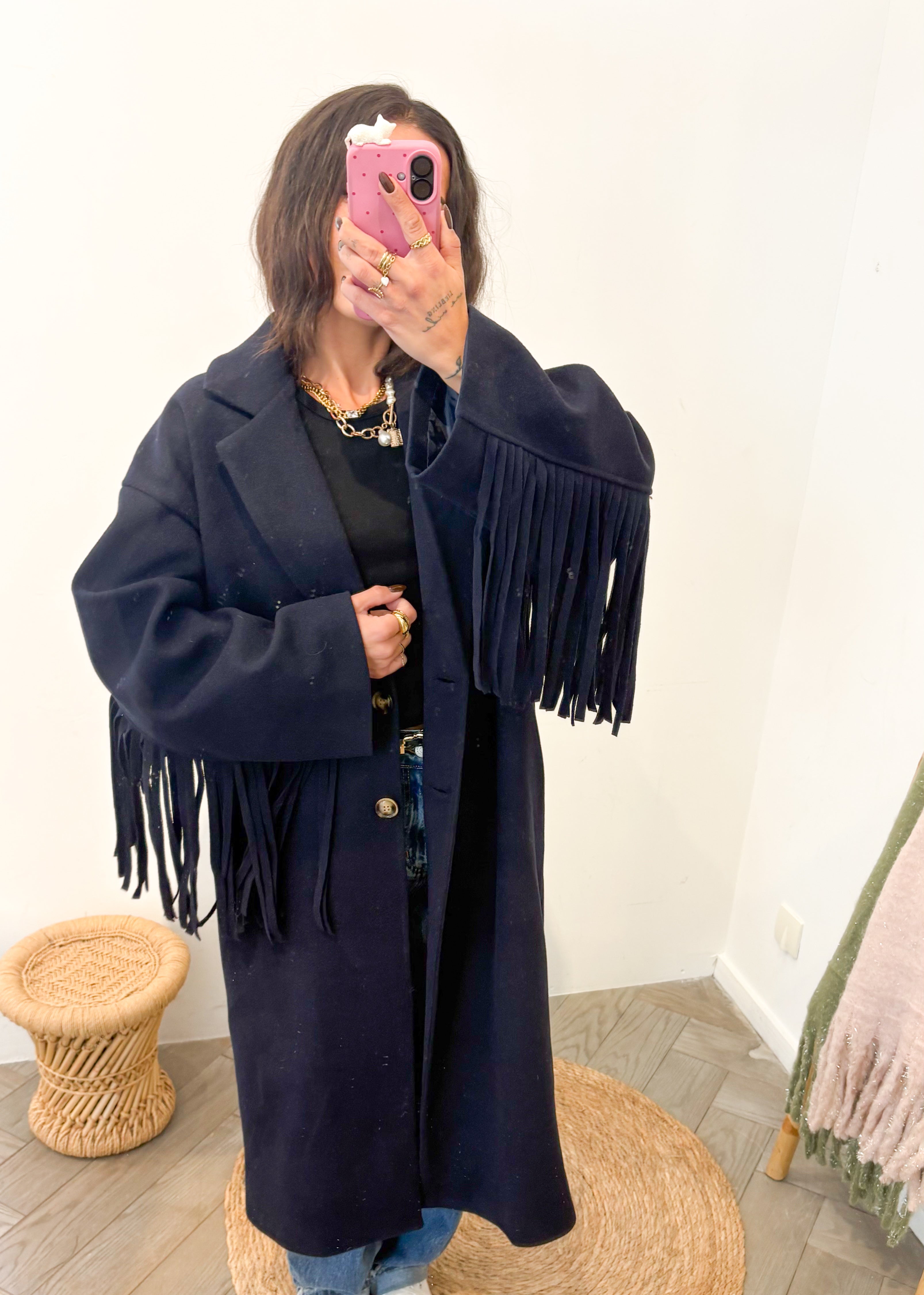 Manteau NEVAN bleu marine