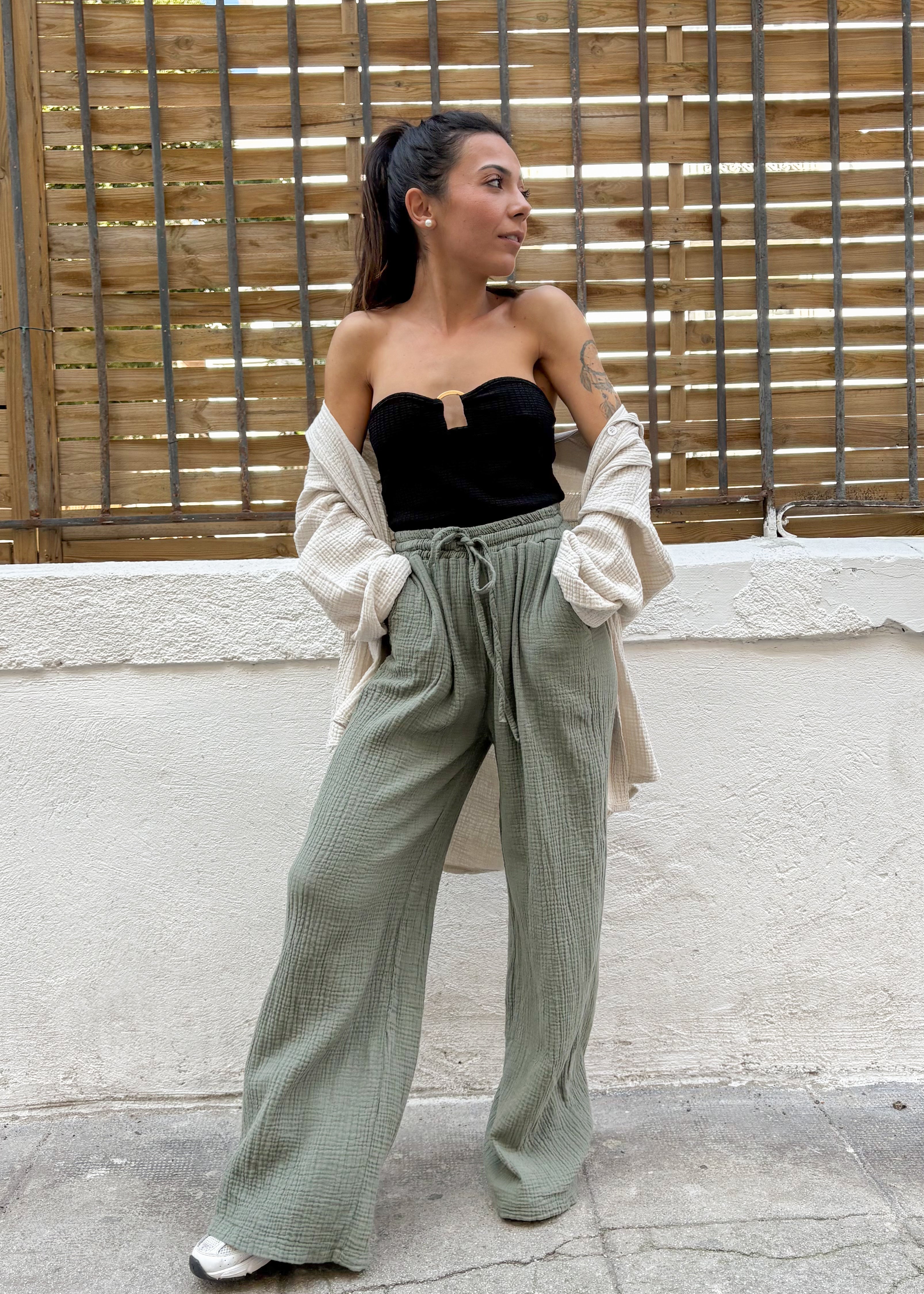 Nina kaki - pantalon