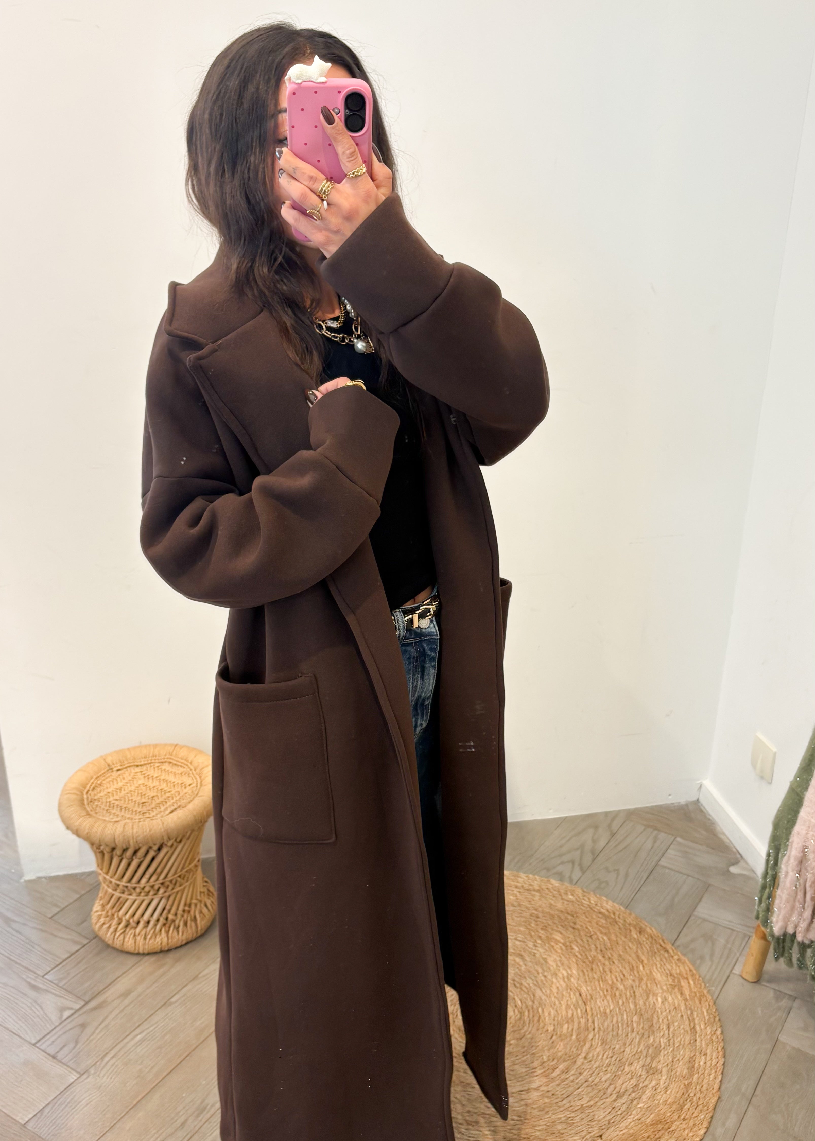 Manteau BÉRYL marron