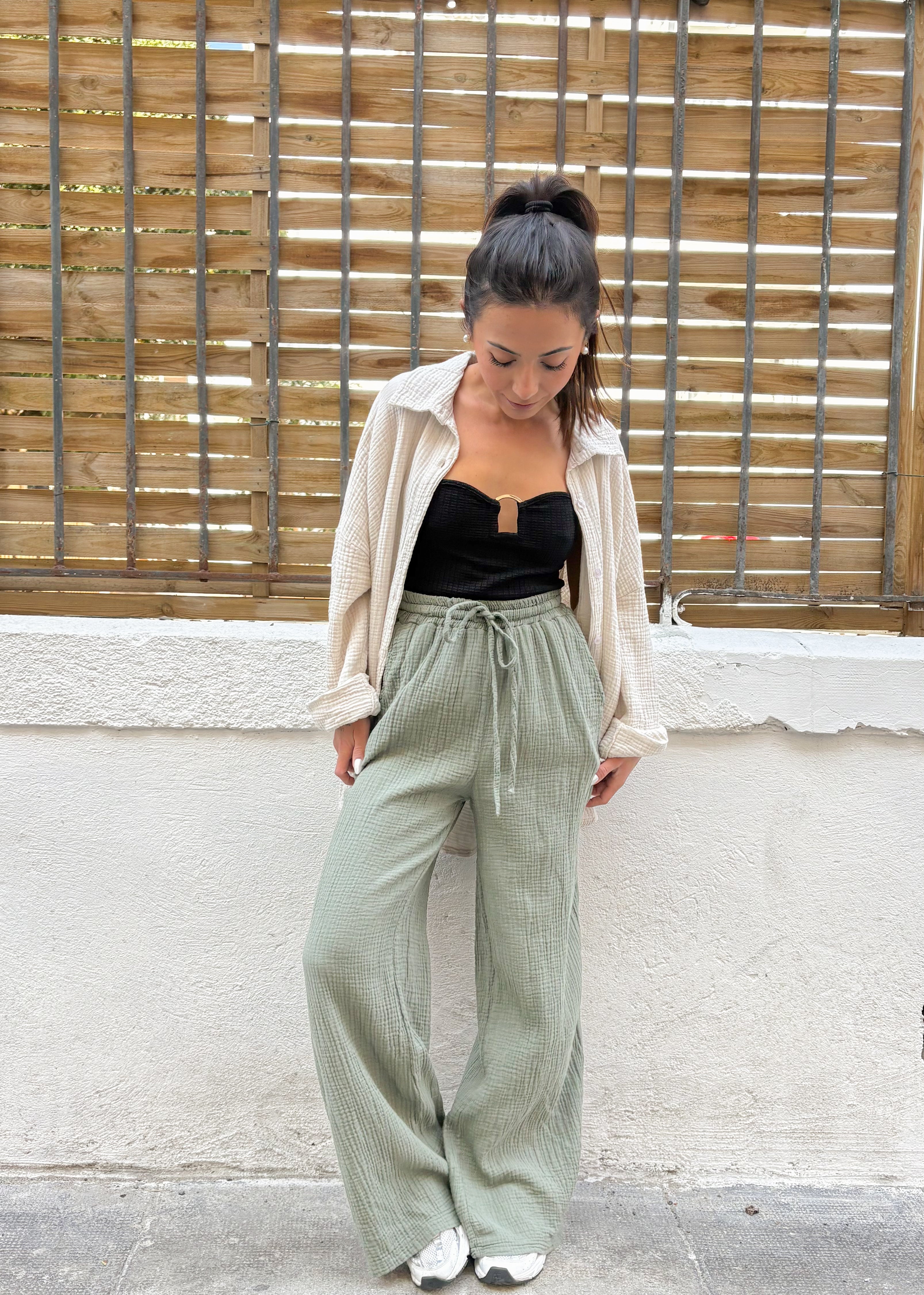 Nina kaki - pantalon