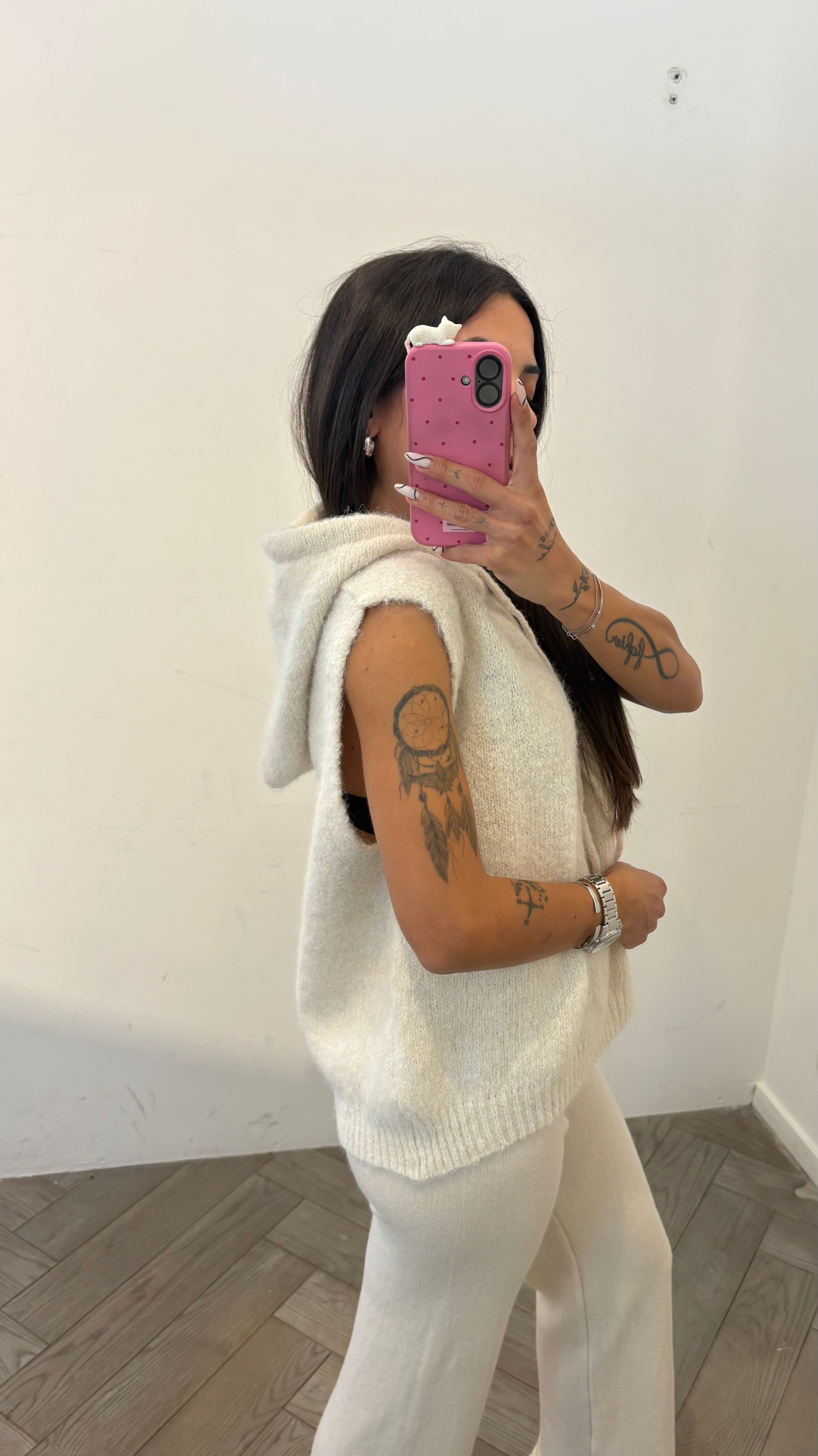 Pull ELARA en laine écru