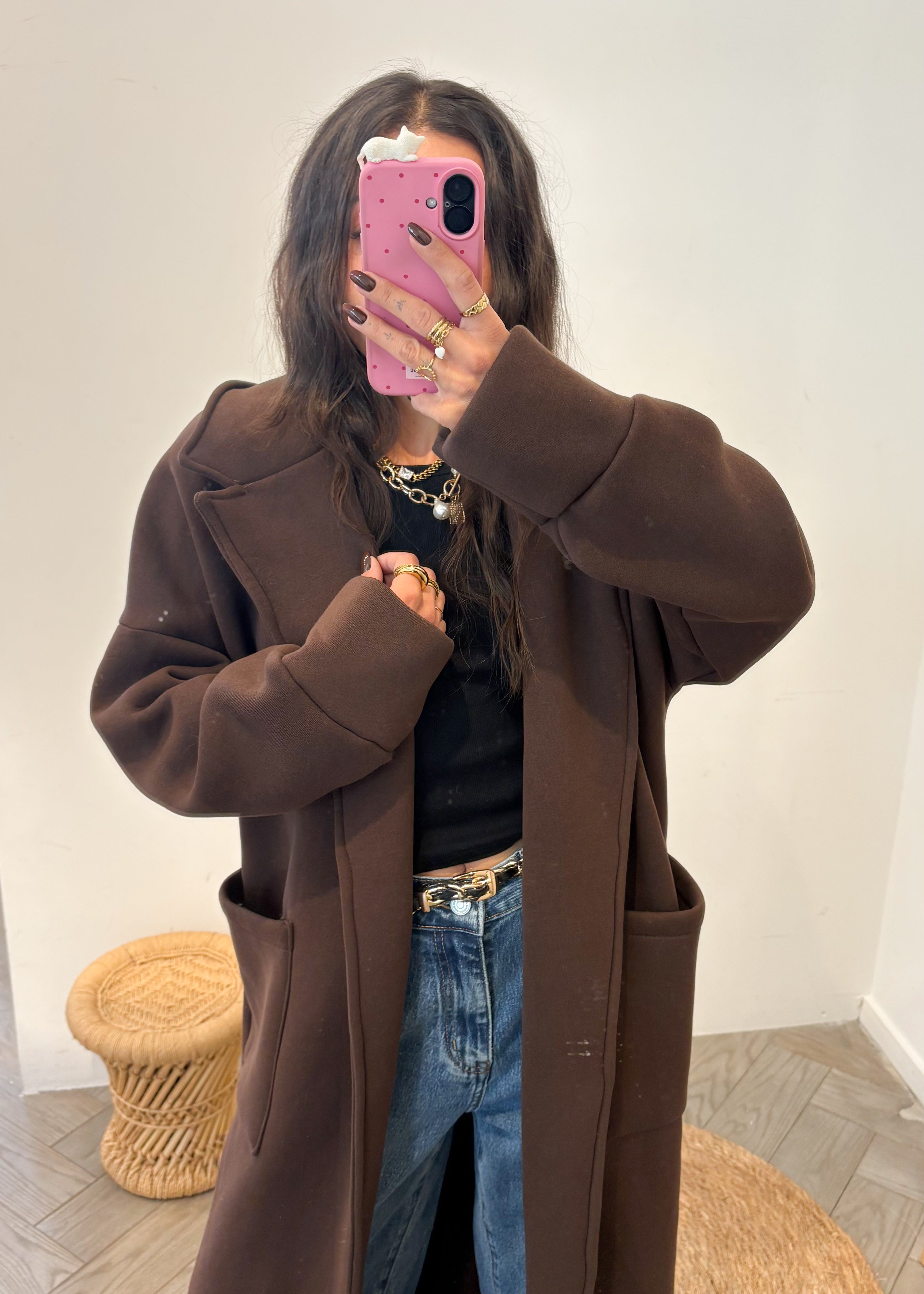 Manteau BÉRYL marron