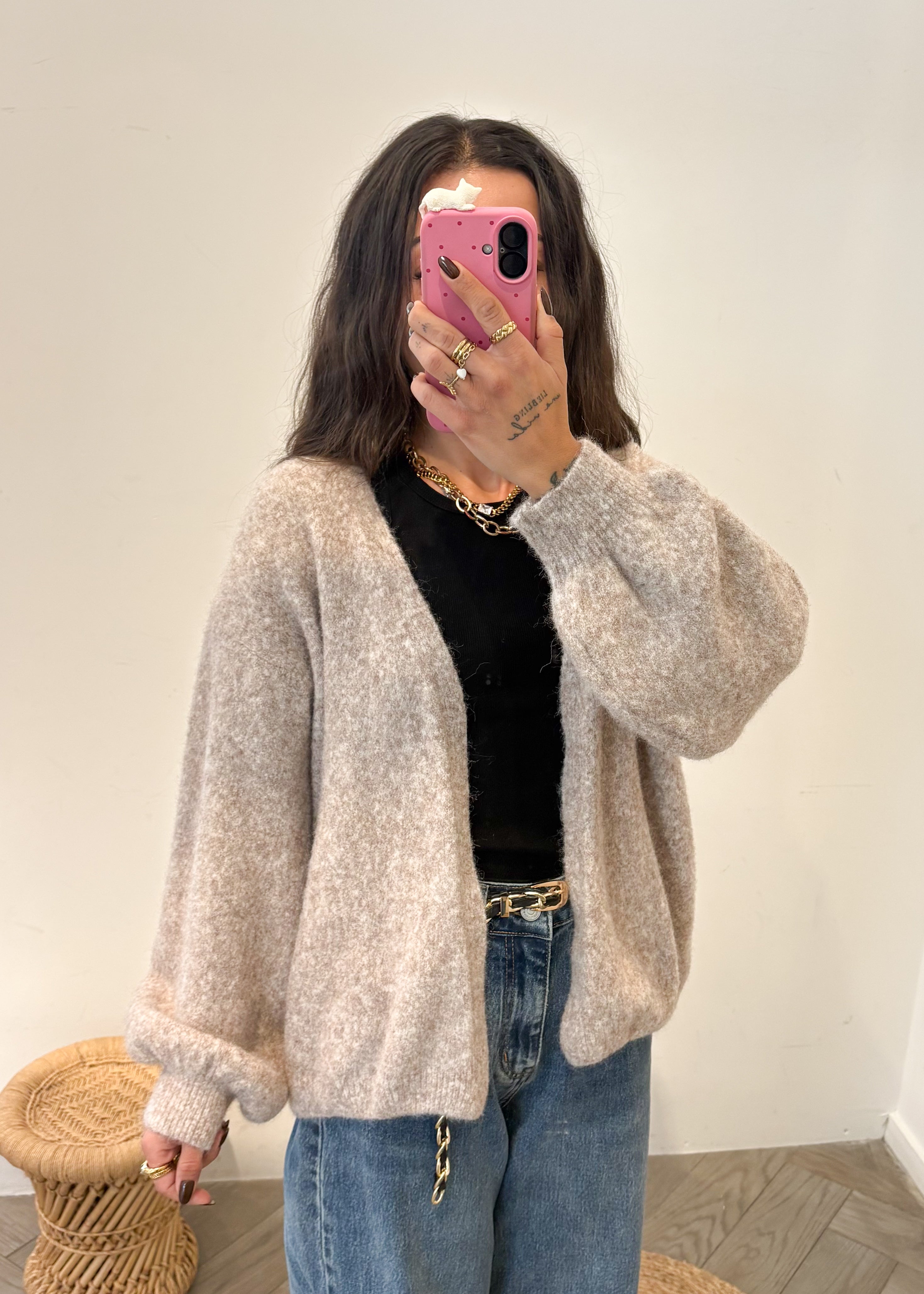Gilet en Laine et alpaga ADERIS