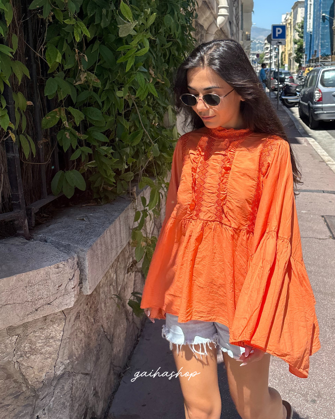 Blouse CHARLOTTE orange
