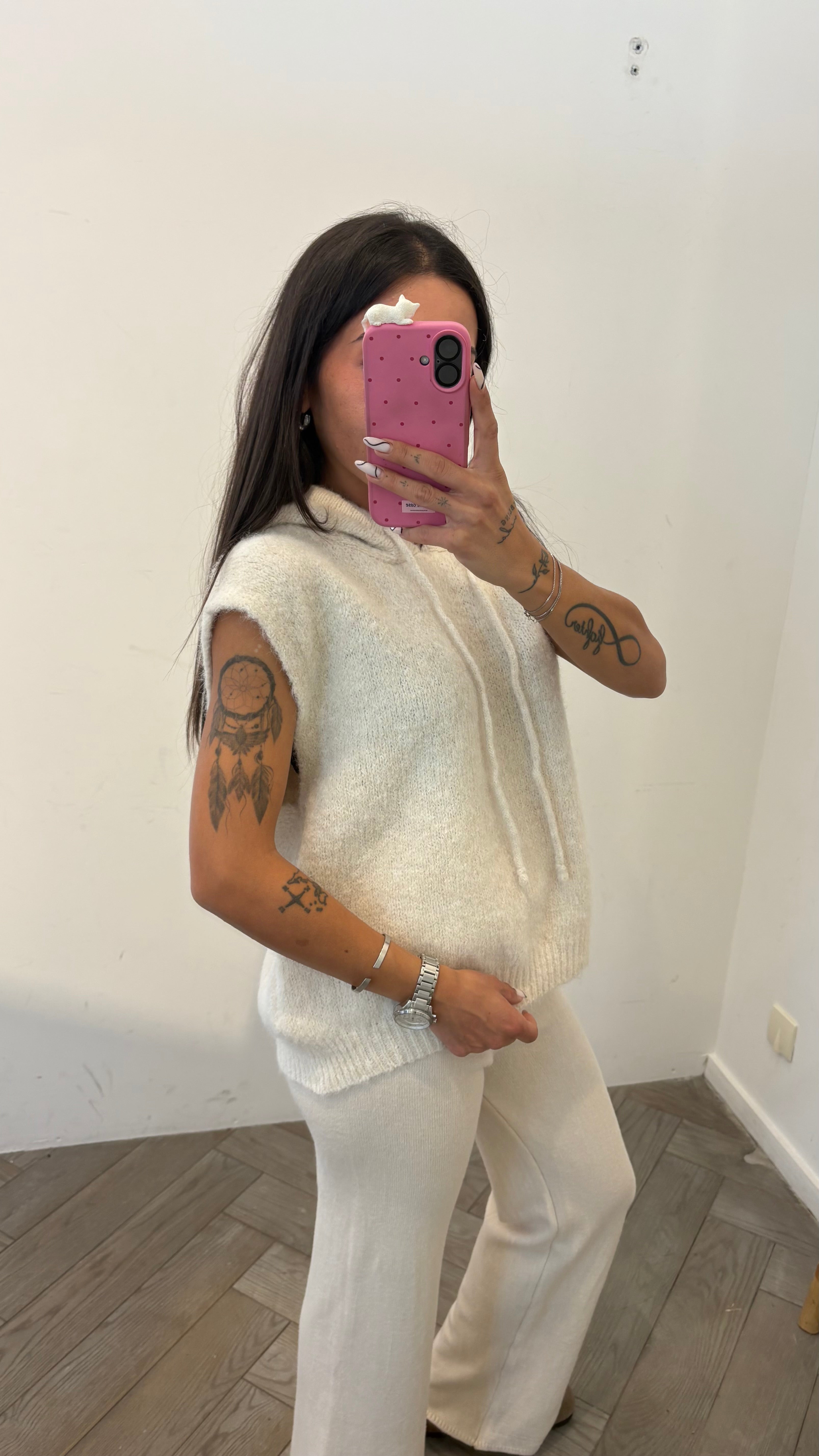 Pull ELARA en laine écru