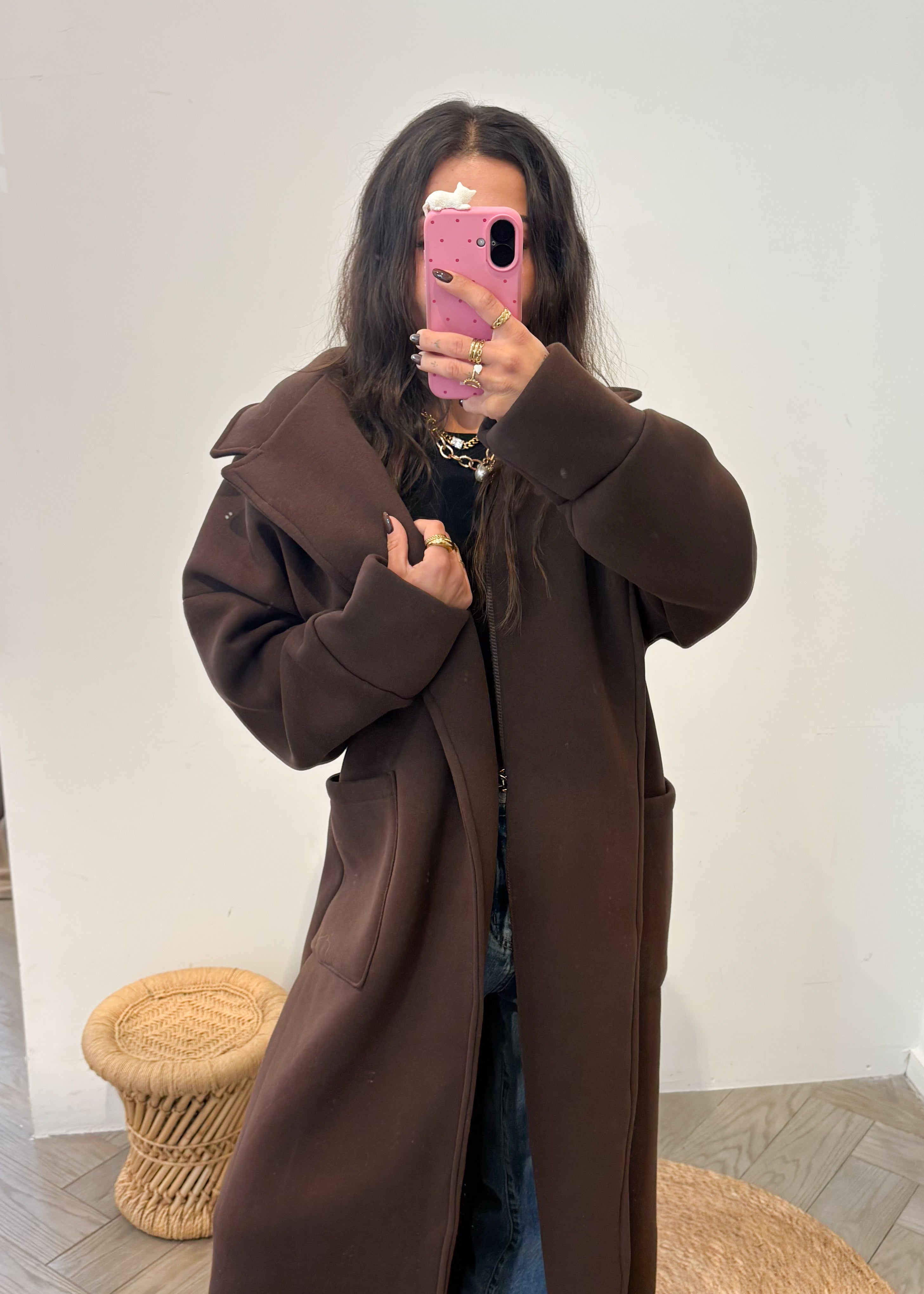 Manteau BÉRYL marron