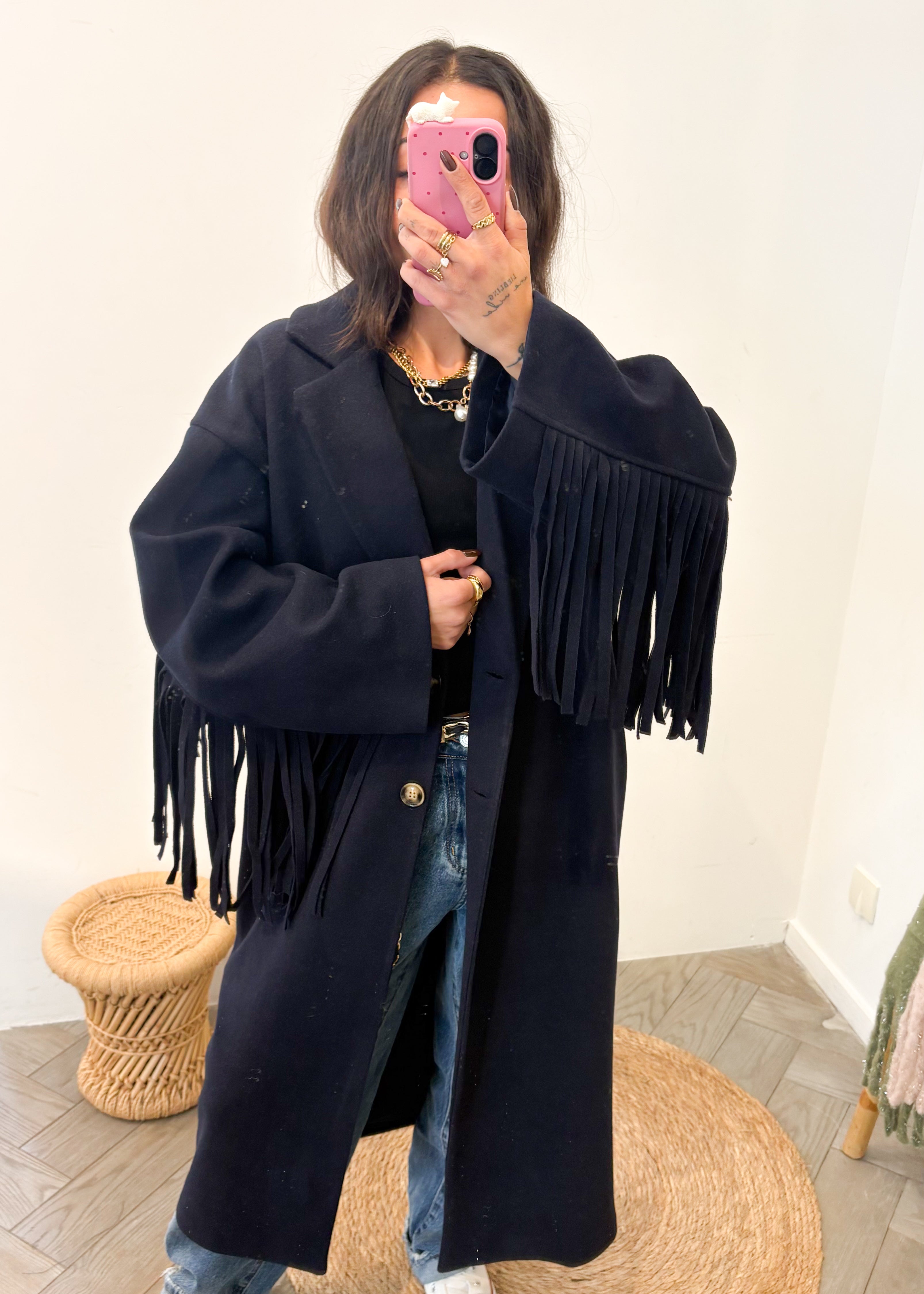 Manteau NEVAN bleu marine