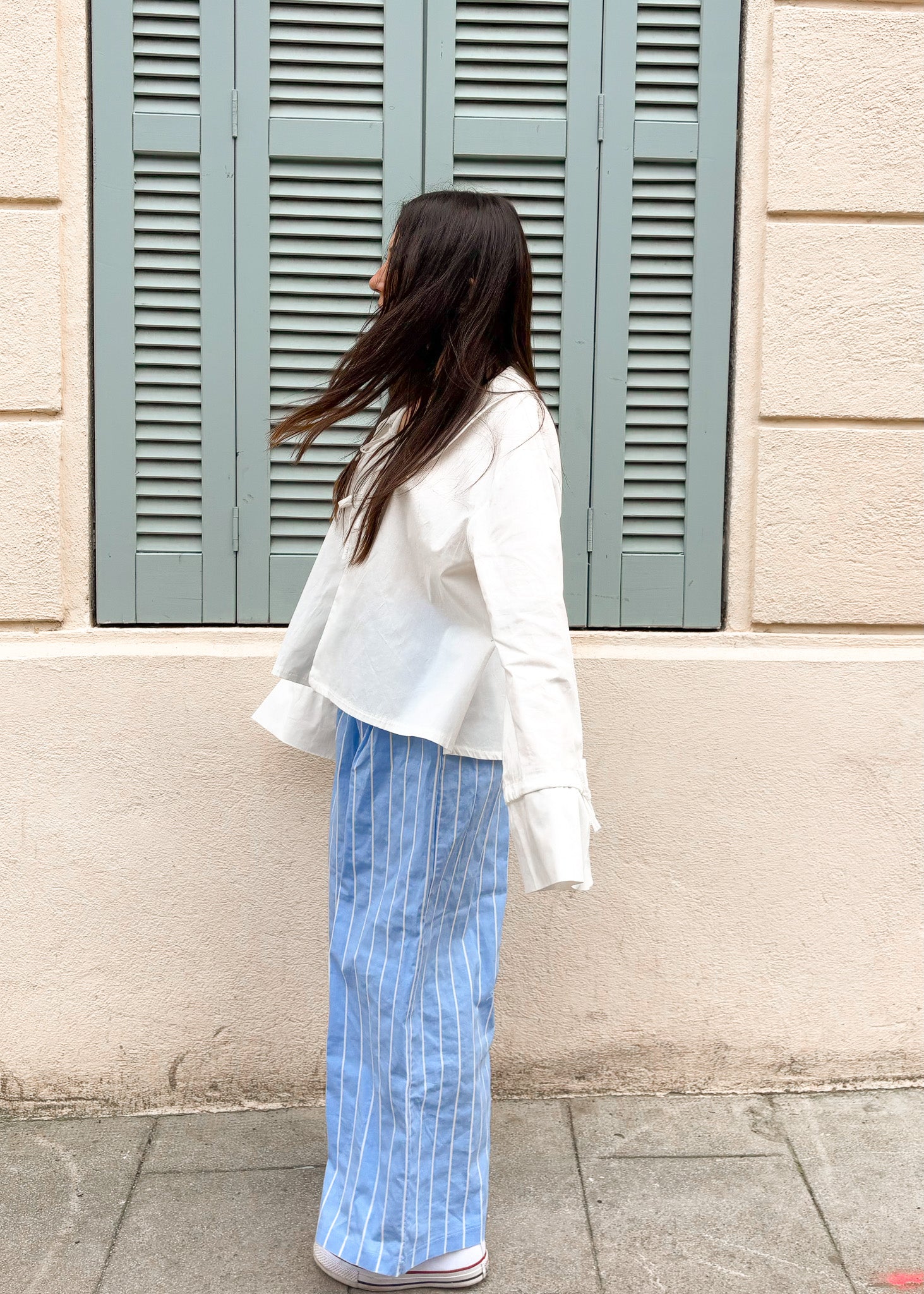 Archie blue - loose pants