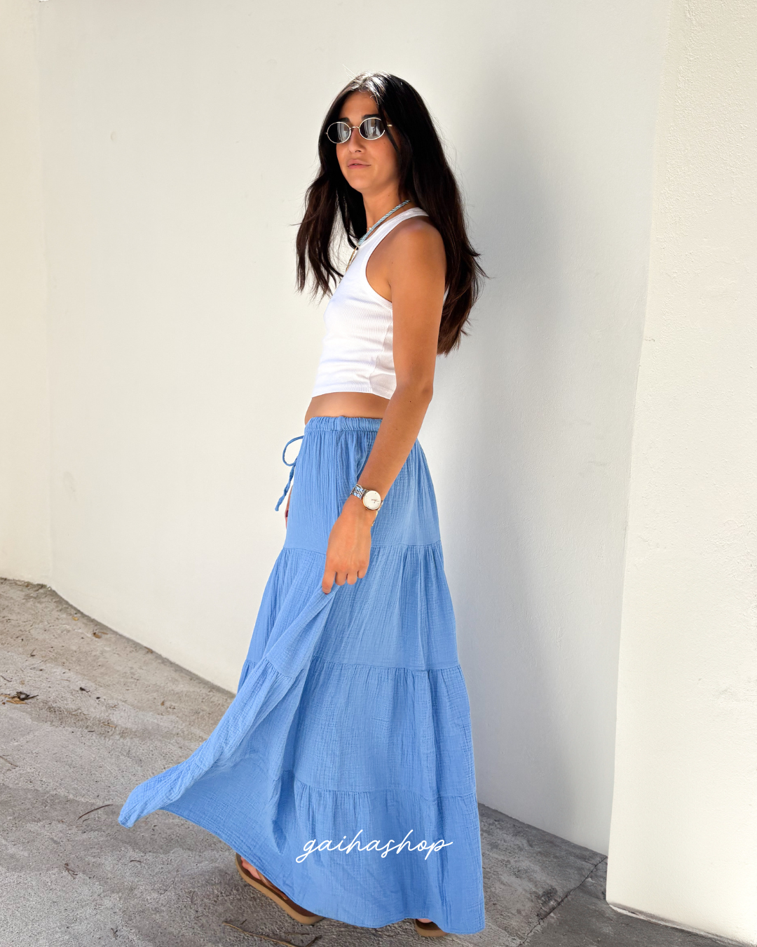 Jupe GIPSY bleu