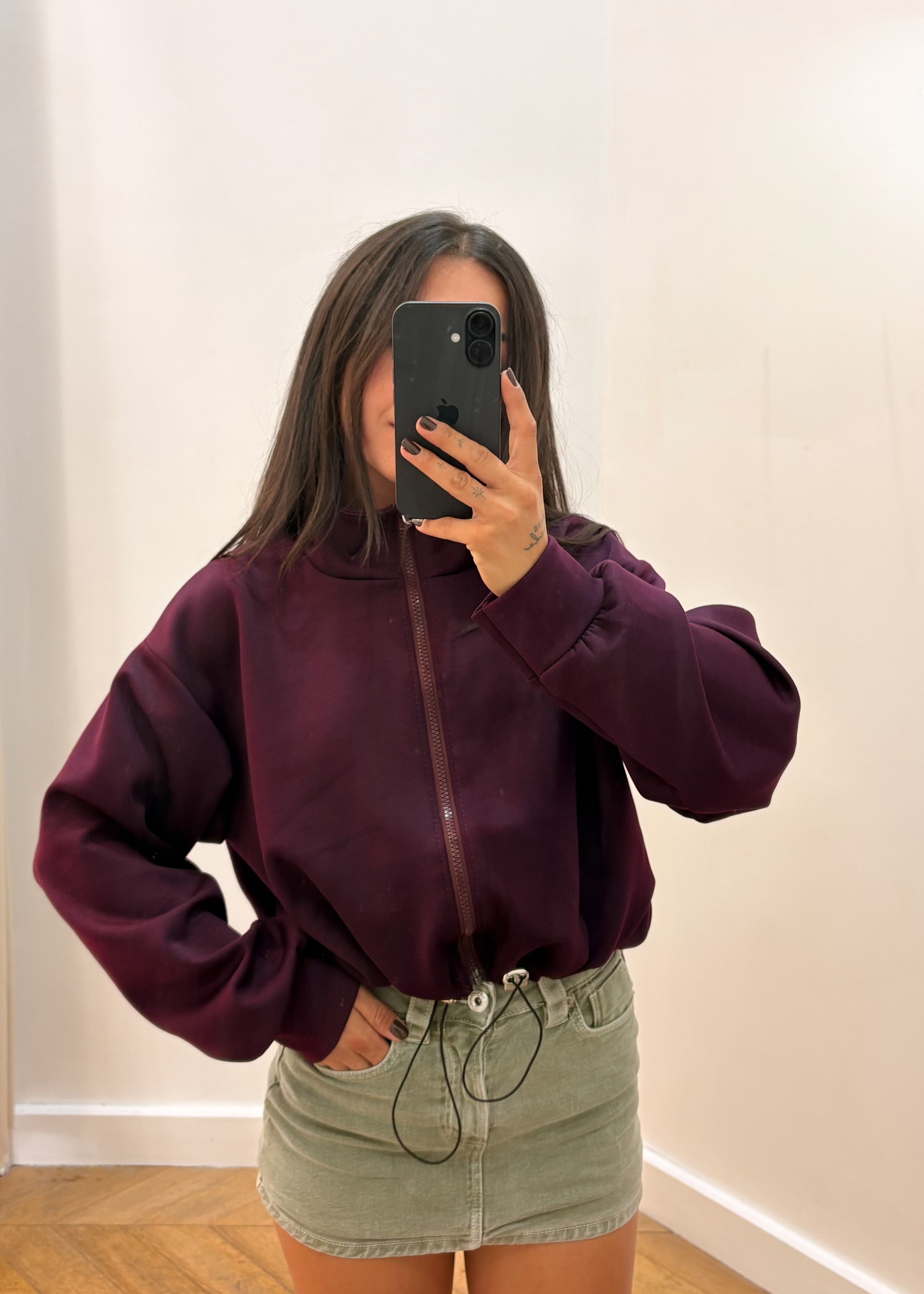 veste JIMMY bordeaux