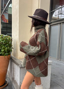 Pull en mohair RICHARD kaki