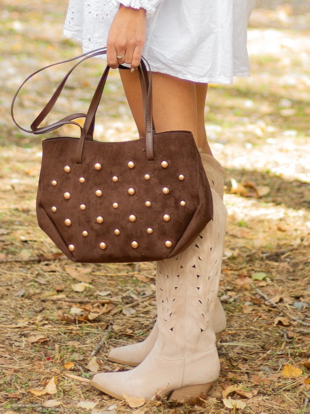Sac à clous YOAN marron