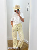 Pantalon BANDANA jaune