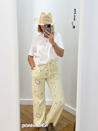 Pantalon BANDANA jaune