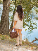Sac à clous YOAN marron