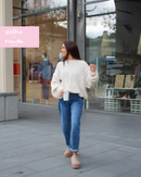 Pull en mohair MELINA beige