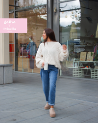 Pull en mohair MELINA beige