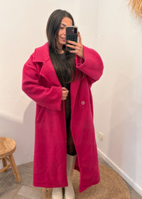 Manteau en laine ISAAC fuchsia