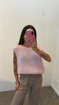 Pull en mohair JACOB rose