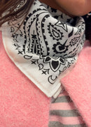 Foulard bandana baby NOA blanc