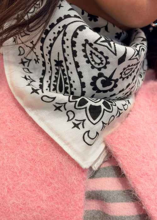 Foulard bandana baby NOA blanc