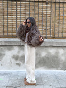 pantalon NILS beige irisé