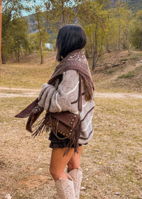 Écharpe bandana NOA marron