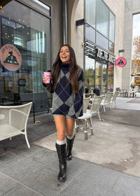 Pull en mohair RICHARD bleu