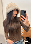 Bob MISHKA en fourrure beige