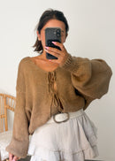 Gilet MARINA marron