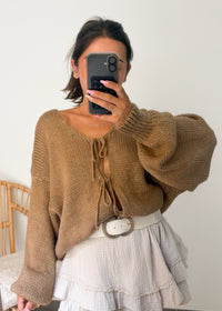 Gilet MARINA marron