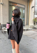 Manteau cape INDY noir