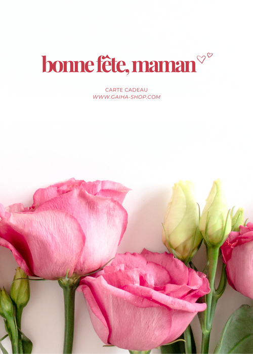 Carte cadeau Fête des mères