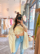 Blouse à pois JINA jaune