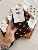Chaussettes paillettes CŒURS