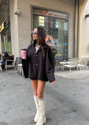 Manteau cape INDY noir