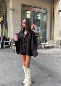 Manteau cape INDY noir