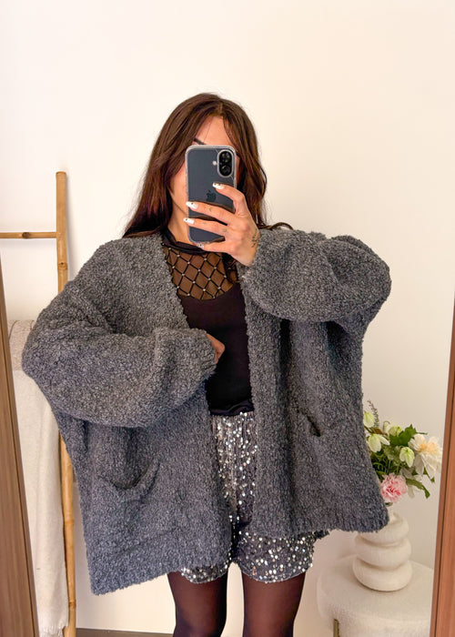 Short à sequins gris - Fall