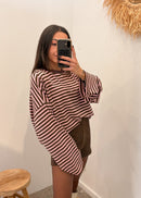 Top en coton ARTHUR rose