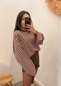 Top en coton ARTHUR rose