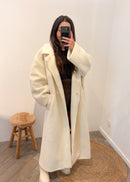 Manteau en laine ISAAC écru