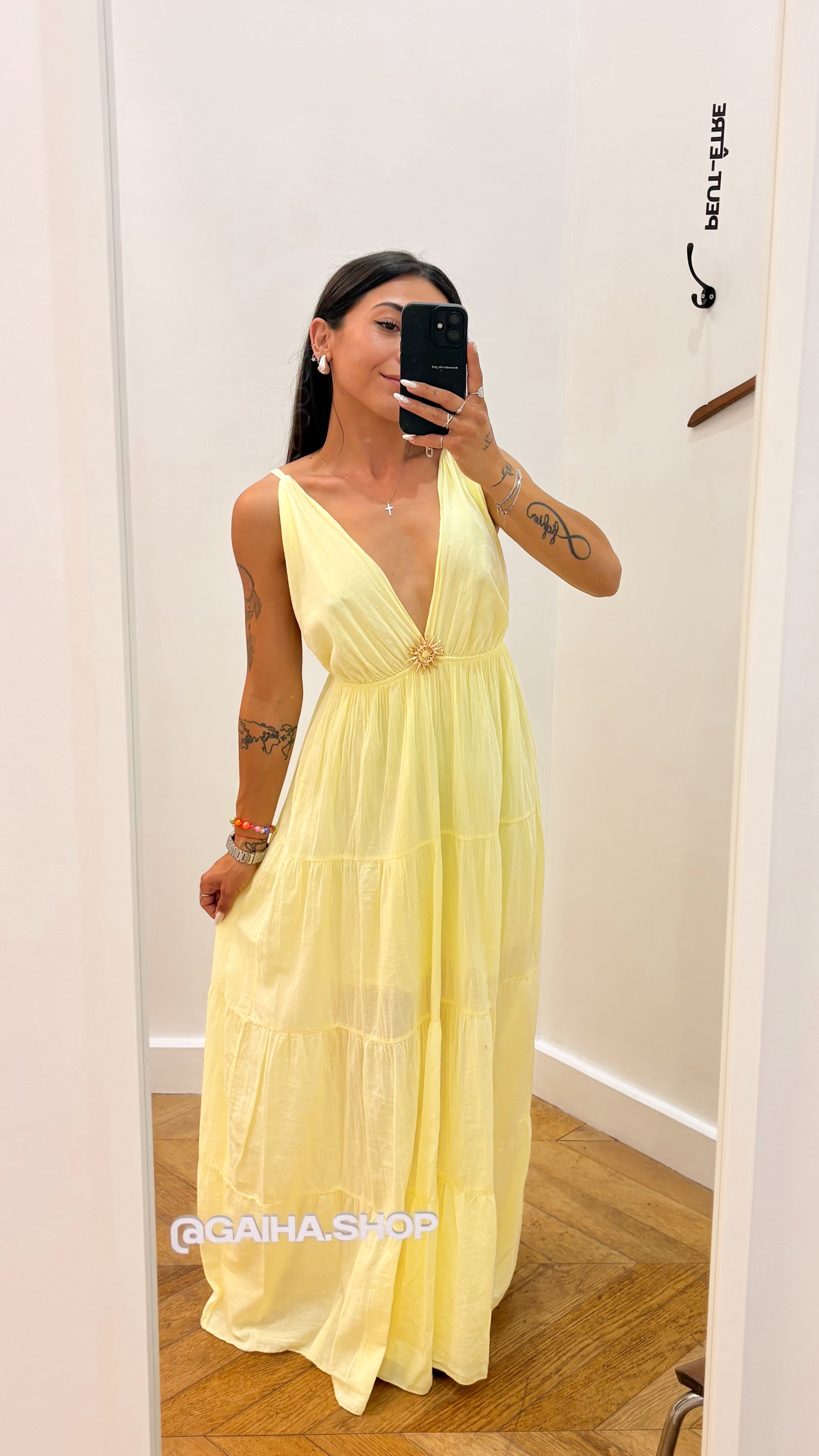 Robe soleil NINA jaune