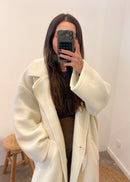 Manteau en laine ISAAC écru