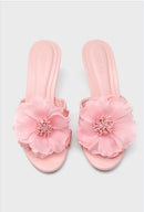 Mules à talon FLEUR