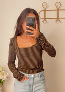 Haut ROSIE marron