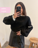 Pull en laine LEONTI noir